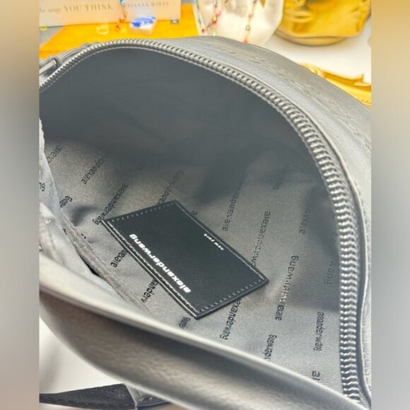 🆕 ALEXANDER WANG 🧿 NWT NIB Primal Leather Fannypack Belt Bag - AUTHENTICATED - Picture 7 of 15